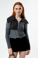 The Ragged Priest Creator Ribbed Knit Cardigan