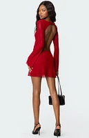 Edikted Reena Backless Mini Dress