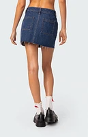 Jessie Low Rise Denim Skirt