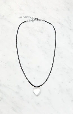 Heart Rope Choker Necklace