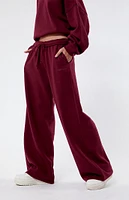 PacSun Tonal Script Straight Leg Sweatpants