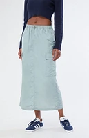 PacSun Bungee Cargo Midi Skirt