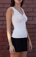 John Galt Light Pink Malena Top