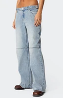 Edikted Shai Low Rise Carpenter Jeans