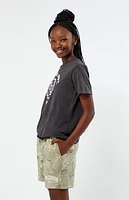Pacsun Kids Camo Embroidered Sweat Shorts