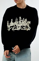 PacSun Horses Cropped Sweater