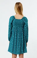 PacSun Kids Ditsy Long Sleeve Mini Dress