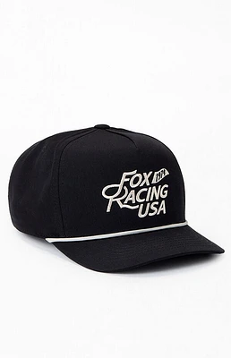 Fox Flag Rope Snapback Hat