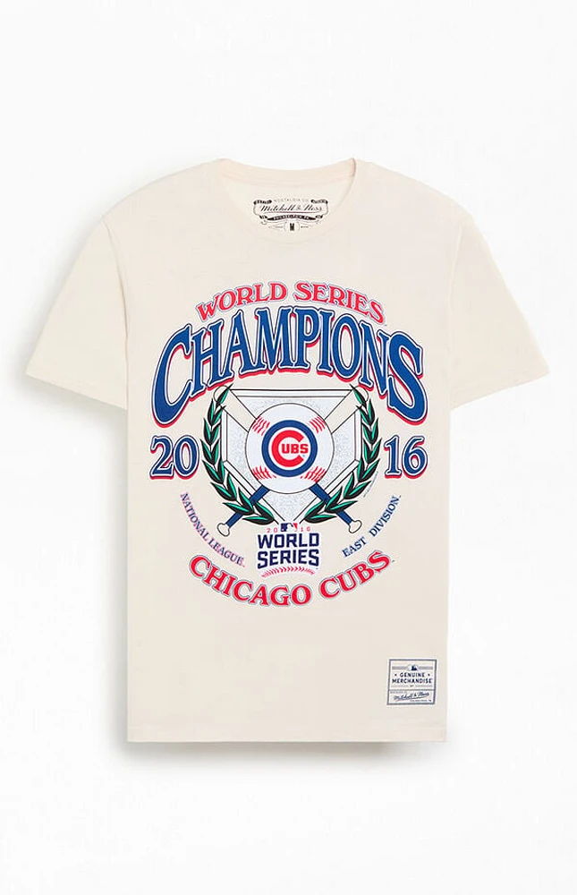 Mitchell & Ness Chicago Cubs 2016 World Series Champions T-Shirt