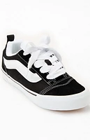 Vans Kids Black & White Knu Skool Shoes
