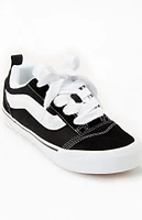 Vans Kids Black & White Knu Skool Shoes