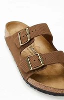 Birkenstock Arizona Corduroy Sandals Dark Tea