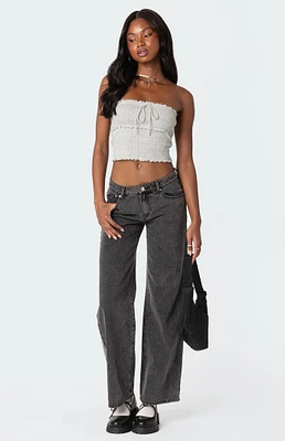 Edikted Savannah Pointelle Tube Top