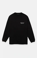 Fear of God Essentials Black Long Sleeve T-Shirt