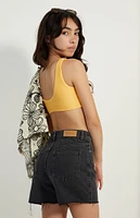 PacSun Kids Black Denim Shorts