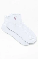 Playboy By PacSun Bunny Ruffle Socks