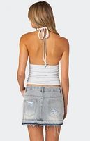 Edikted Lanai Striped Halter Top