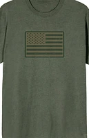 Sage America Straight & Wavy Flag T-Shirt