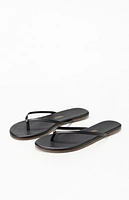 TKEES Women's Black Liners Sandals