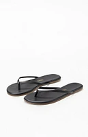 TKEES Women's Black Liners Sandals