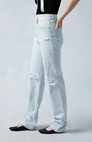Pacsun Eco Light Indigo Ripped '90s Boyfriend Jeans