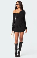 Edikted Soleste Ribbed Mini Dress