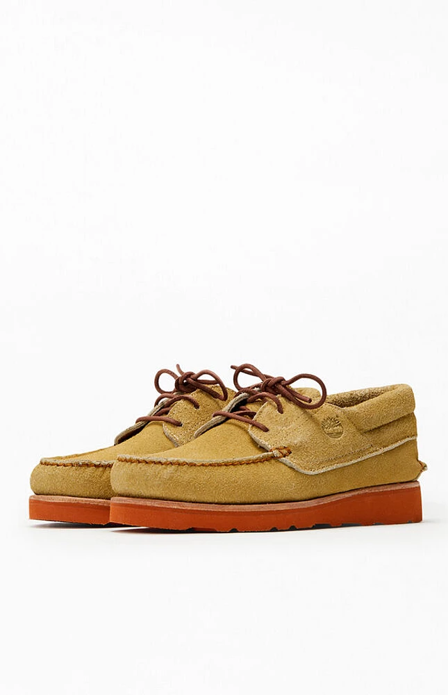 3-Eye Wedge Boat Shoe