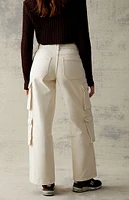 PacSun Bone Asymmetrical '90s Baggy Cargo Pants