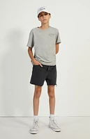 PacSun Kids Black Denim Shorts