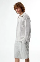 FIELD OF STUDY by Pacsun Sprayed Collared Sweater