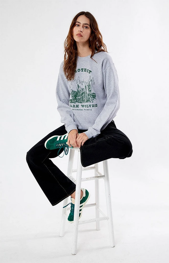 PS / LA Protect Park Wolves Crew Neck Sweatshirt