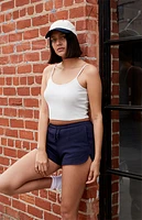 John Galt Off White Skylar Cropped Tank Top