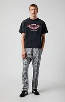 PacSun Gray Camo Straight Leg Sweatpants