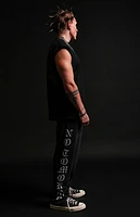 No Tomorrow x Civil Active Iron Skull Straight Leg Sweatpants