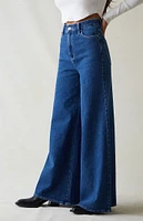 PacSun Dark Blue Extreme Wide Leg Jeans