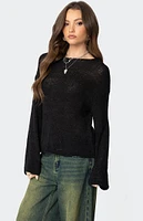 Edikted Drop Shoulder Light Knit Sweater