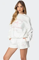 Edikted Cali Bow Sweatshirt