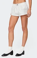 Edikted Lexa Polka Dot Boxer Shorts