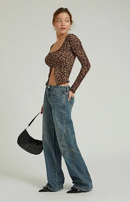 Pacsun Casey Star Low Rise Baggy Jeans