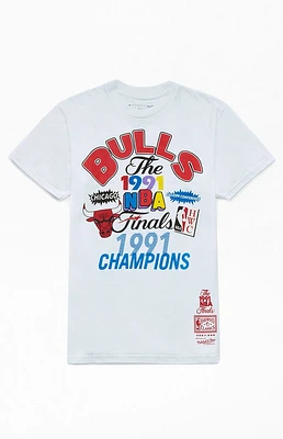 Mitchell & Ness Chicago Bulls 1991 NBA Champion Fest T-Shirt