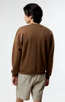 PacSun Solid Crew Neck Sweatshirt