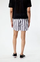 Charcoal Stripe 4.5 Swim Trunks