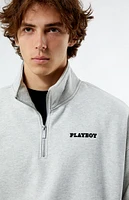 Playboy By PacSun Speed Division Quarter Zip Sweatshirt