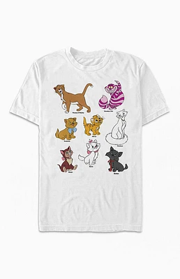 Disney Cats Grid T-Shirt