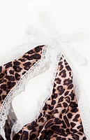LA Hearts Leopard Headscarf