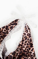 LA Hearts Leopard Headscarf