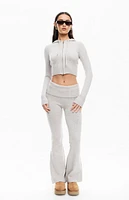 LIONESS Muse Knit Full Zip Sweater