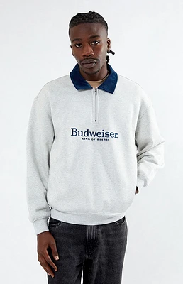 Budweiser By PacSun Homefield Quarter Zip Sweatshirt