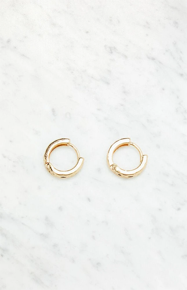 LA Hearts Hoop Earrings