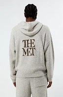 The Met x PacSun Boucle Knit Hoodie